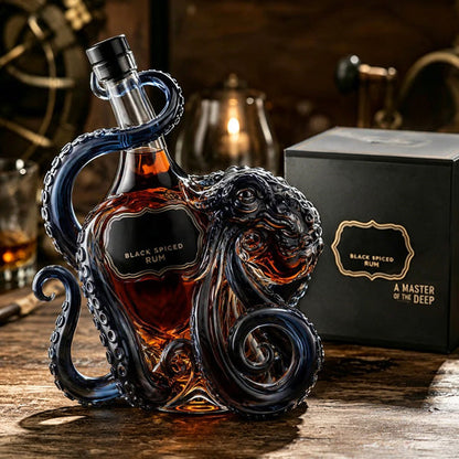 🎁 Hot sale 49% OFF - The Rum Edition 3D Octopus Bottle 🐙🥃