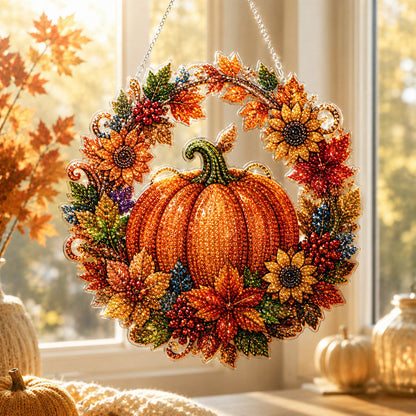 ✨🎃Halloween Black Cat Moon Diamond Art Hanging Ornament Kit👻