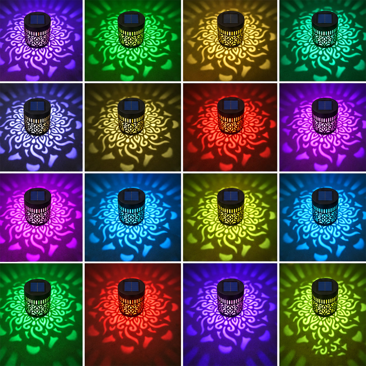 65K+ SOLD!✨Solar Mandala Wall Light | Outdoor Garden Fence Projector Lamp 🪐🌌